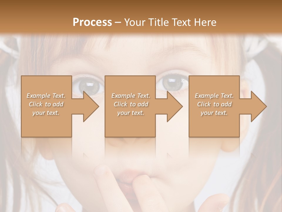Lovely Little Girl PowerPoint Template