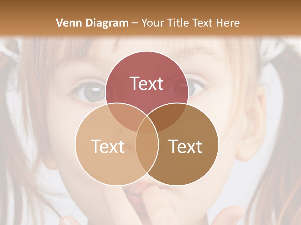 Lovely Little Girl PowerPoint Template