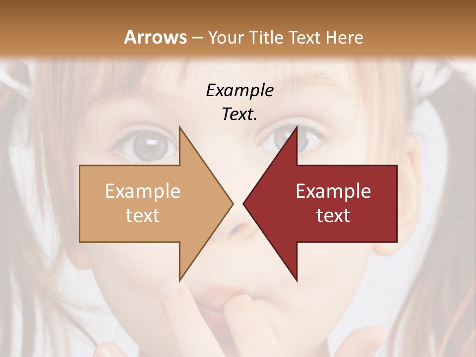 Lovely Little Girl PowerPoint Template