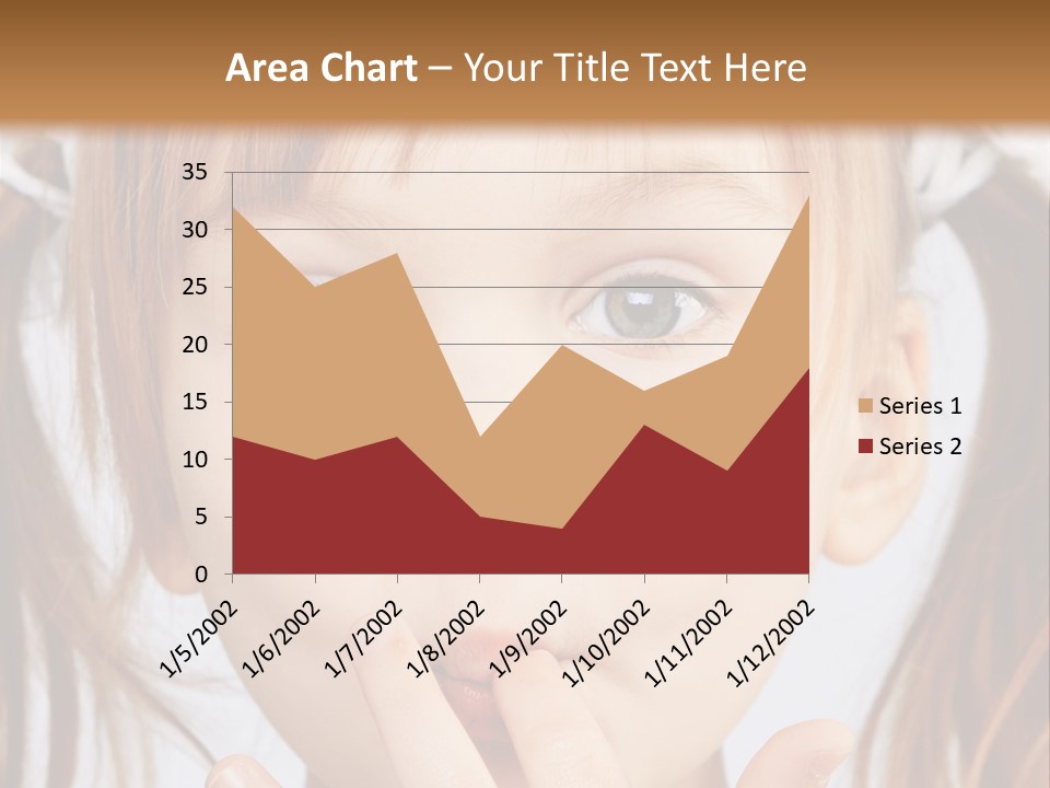 Lovely Little Girl PowerPoint Template