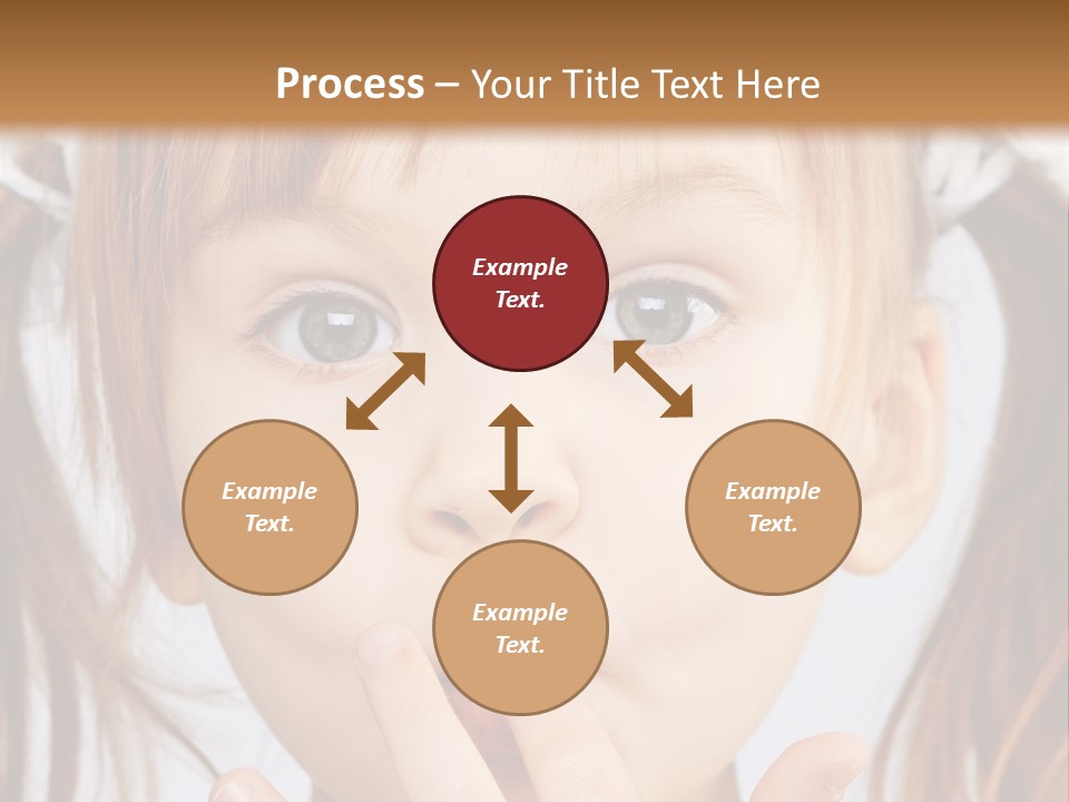 Lovely Little Girl PowerPoint Template
