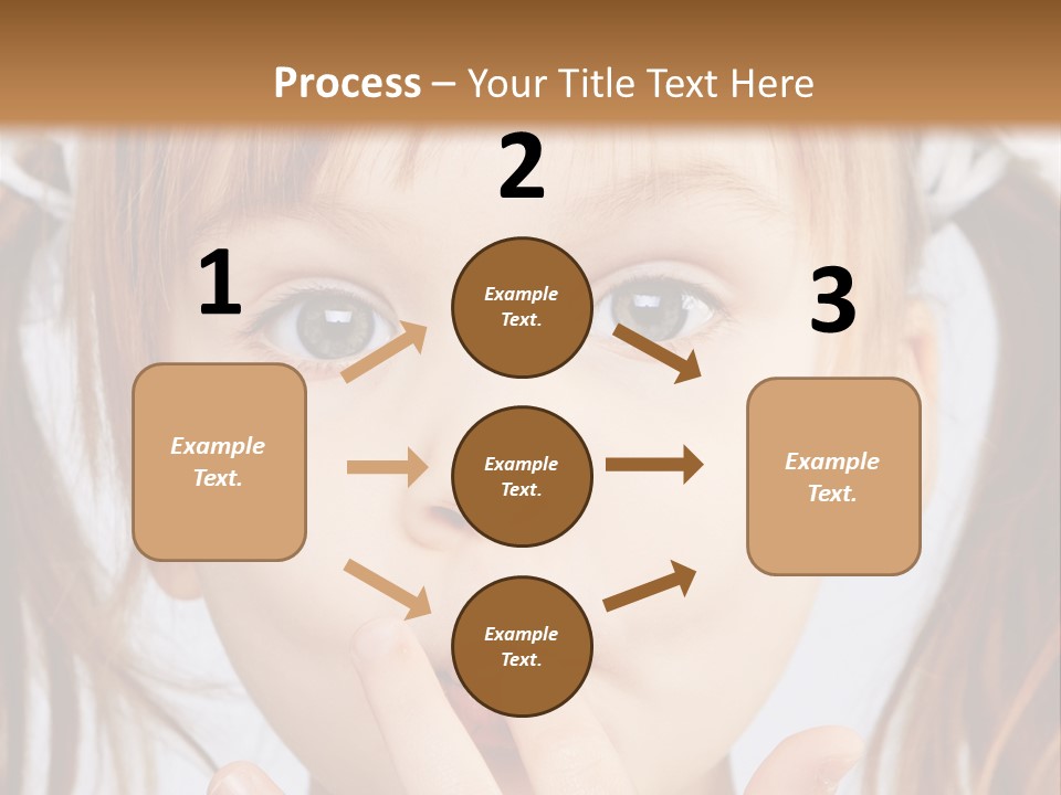 Lovely Little Girl PowerPoint Template