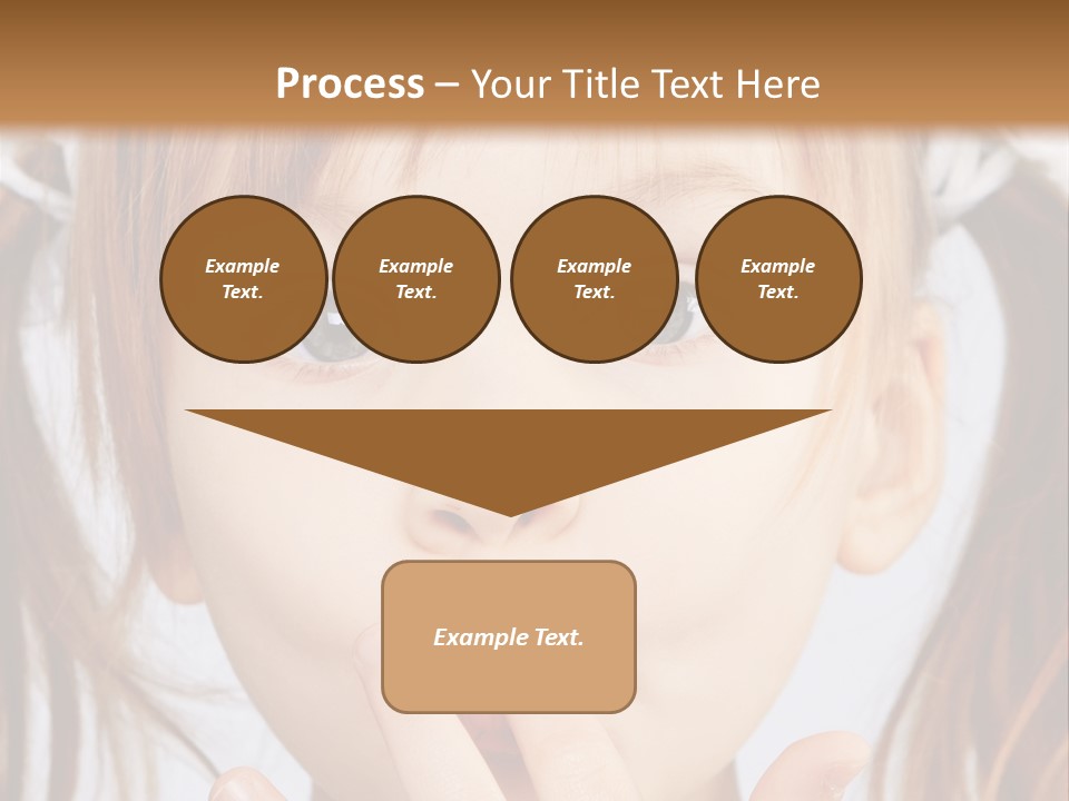 Lovely Little Girl PowerPoint Template