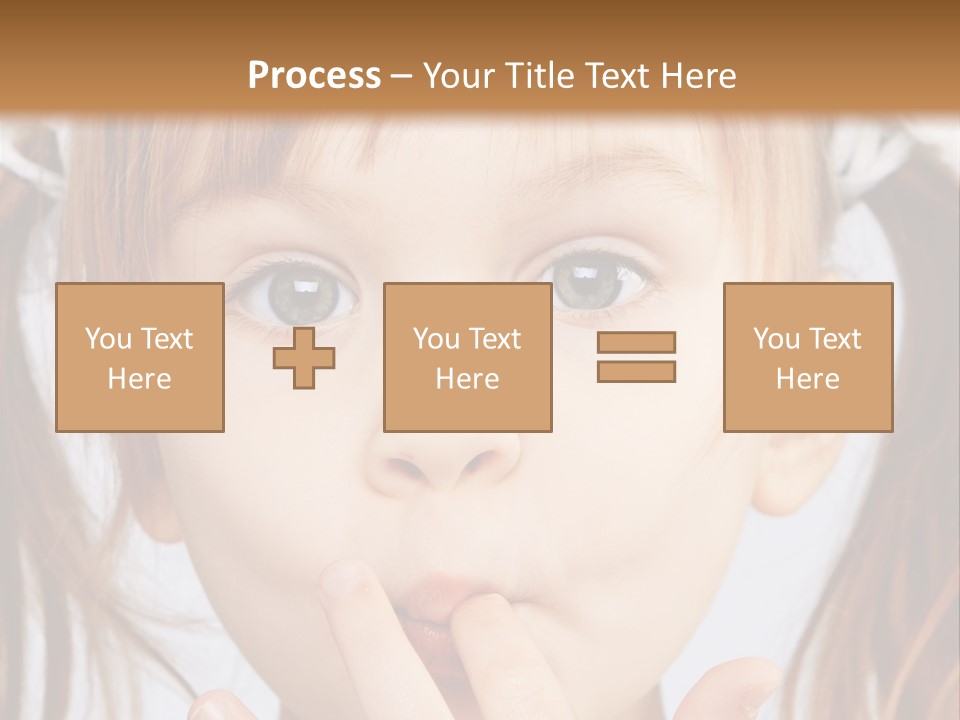 Lovely Little Girl PowerPoint Template