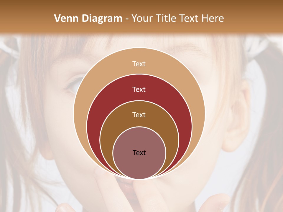 Lovely Little Girl PowerPoint Template