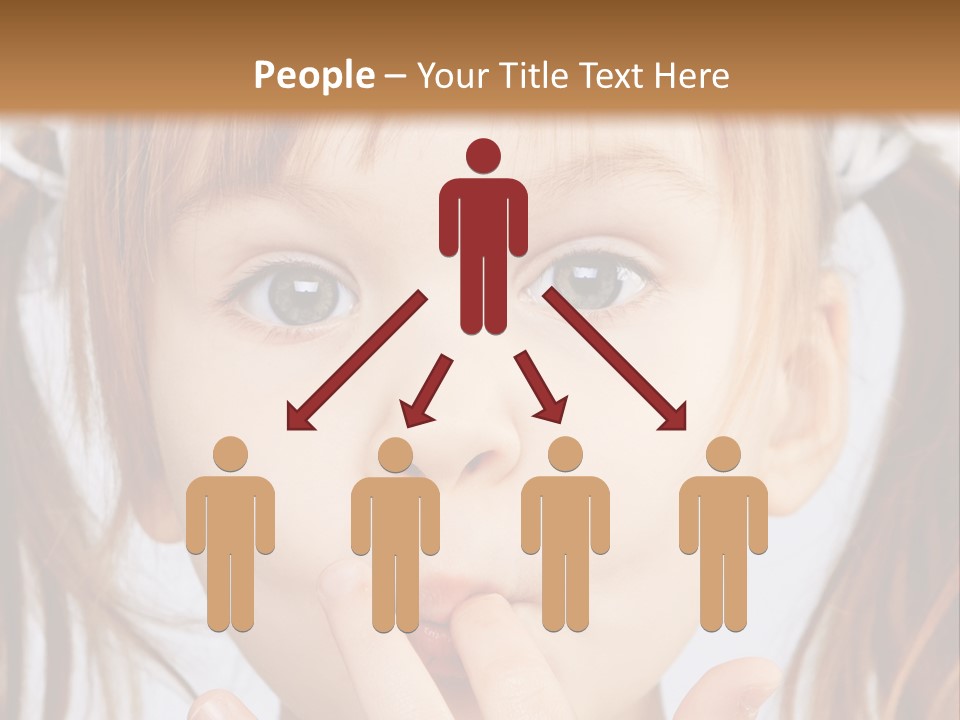 Lovely Little Girl PowerPoint Template