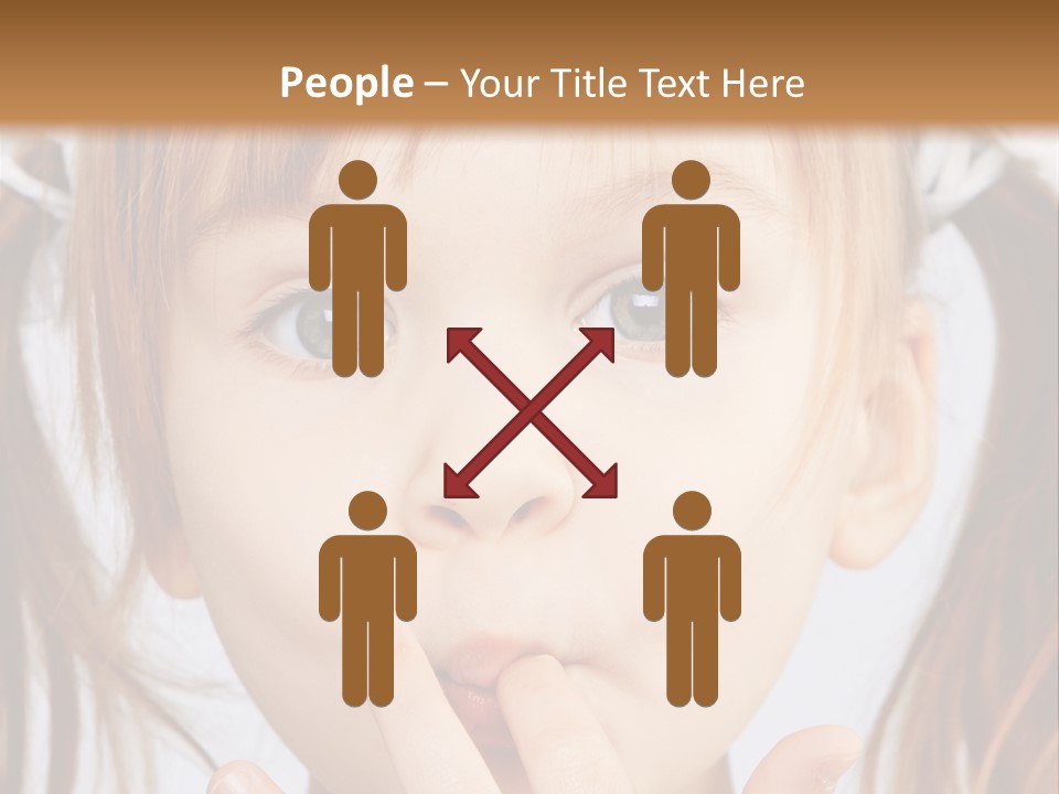 Lovely Little Girl PowerPoint Template