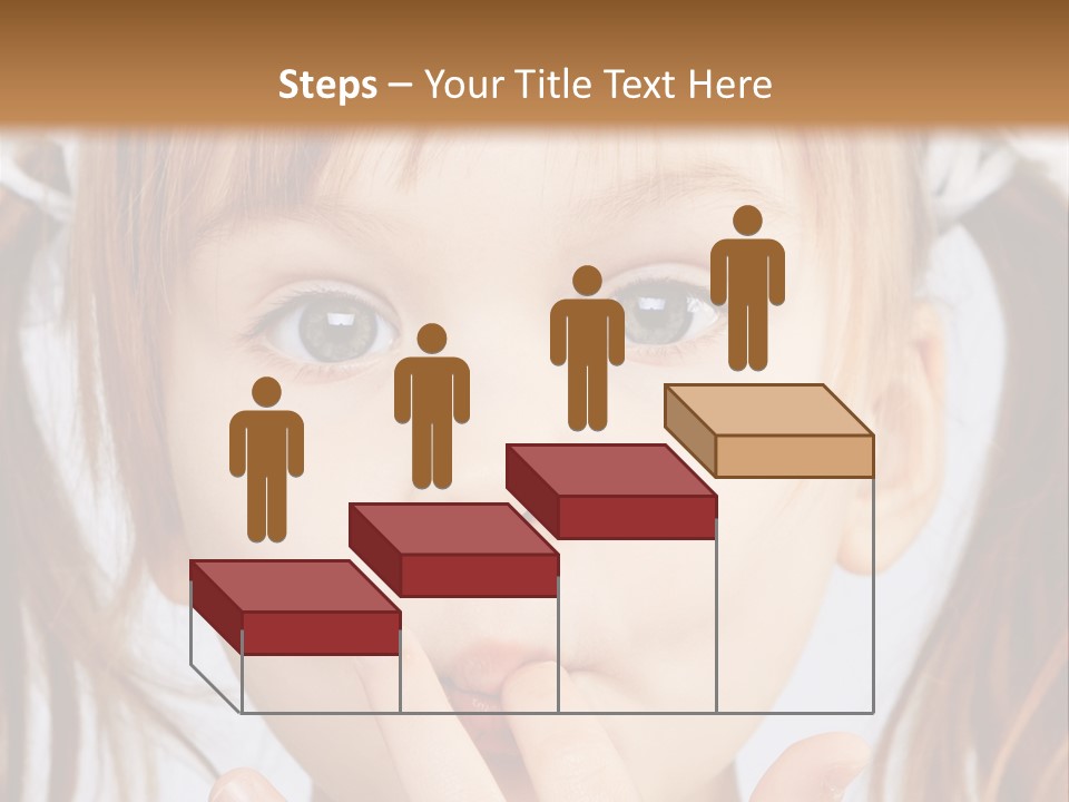 Lovely Little Girl PowerPoint Template