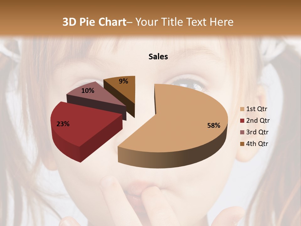 Lovely Little Girl PowerPoint Template