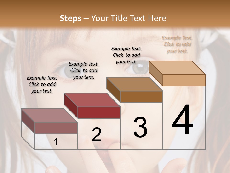 Lovely Little Girl PowerPoint Template