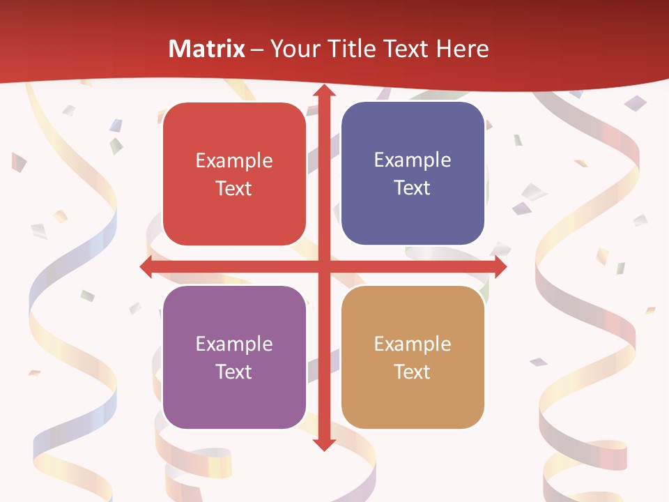 Party Streamers PowerPoint Template