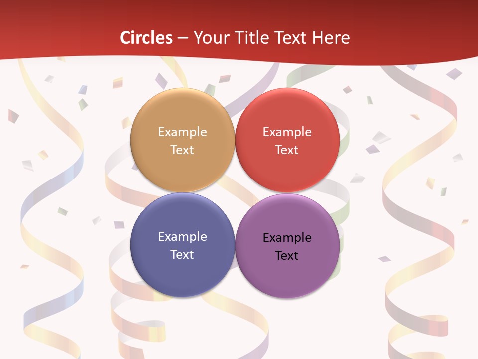 Party Streamers PowerPoint Template