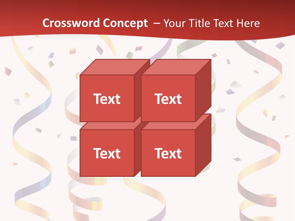 Party Streamers PowerPoint Template