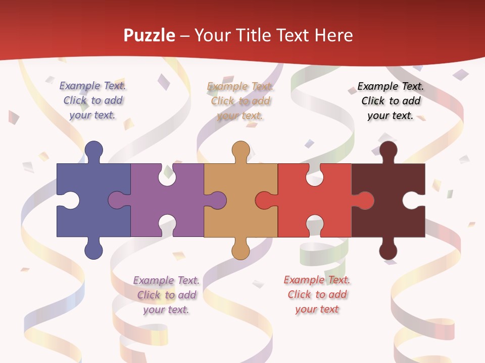 Party Streamers PowerPoint Template