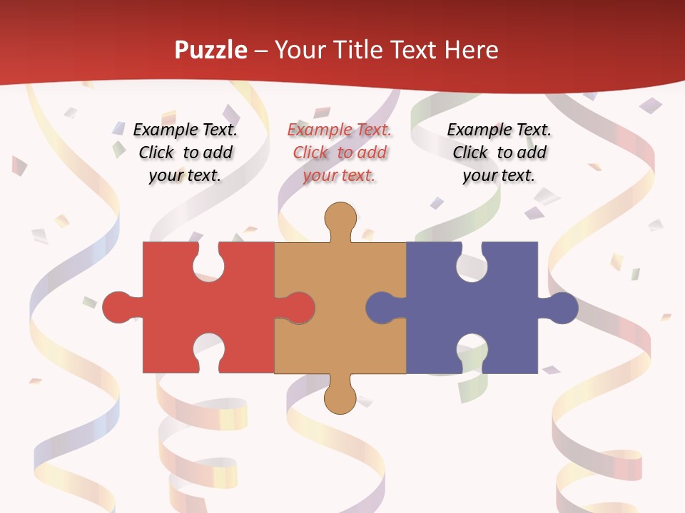 Party Streamers PowerPoint Template