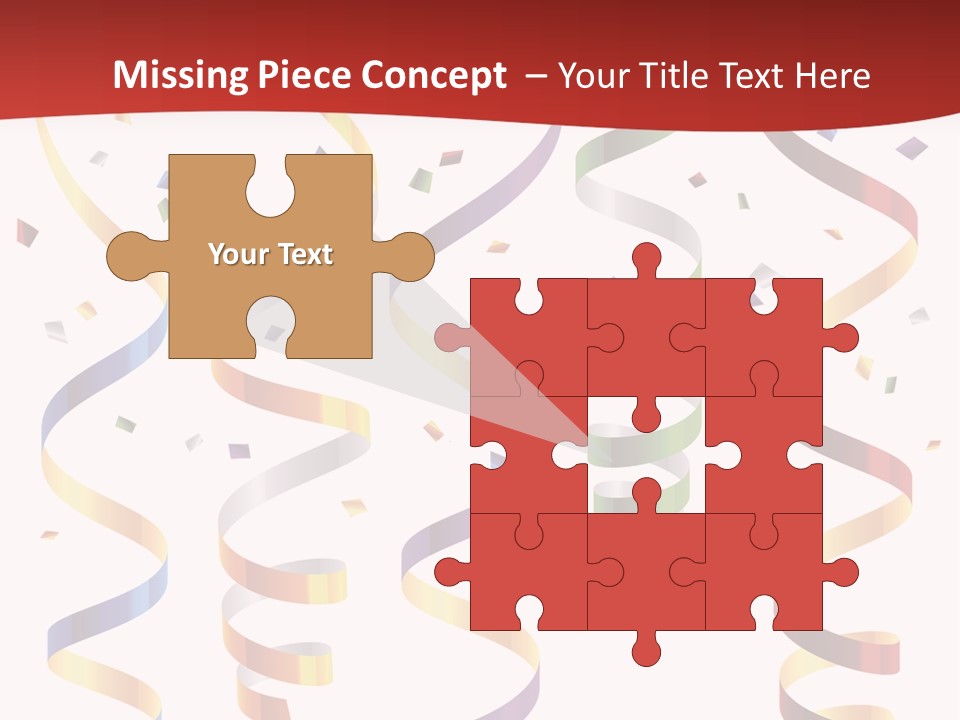 Party Streamers PowerPoint Template