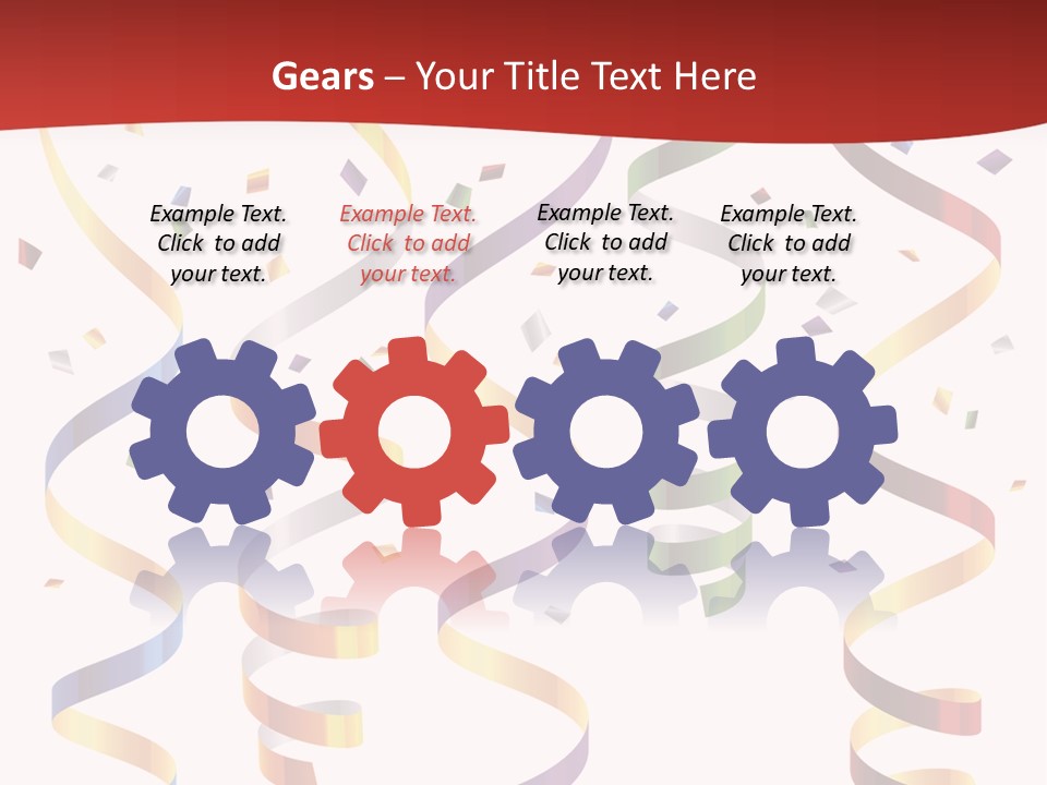 Party Streamers PowerPoint Template