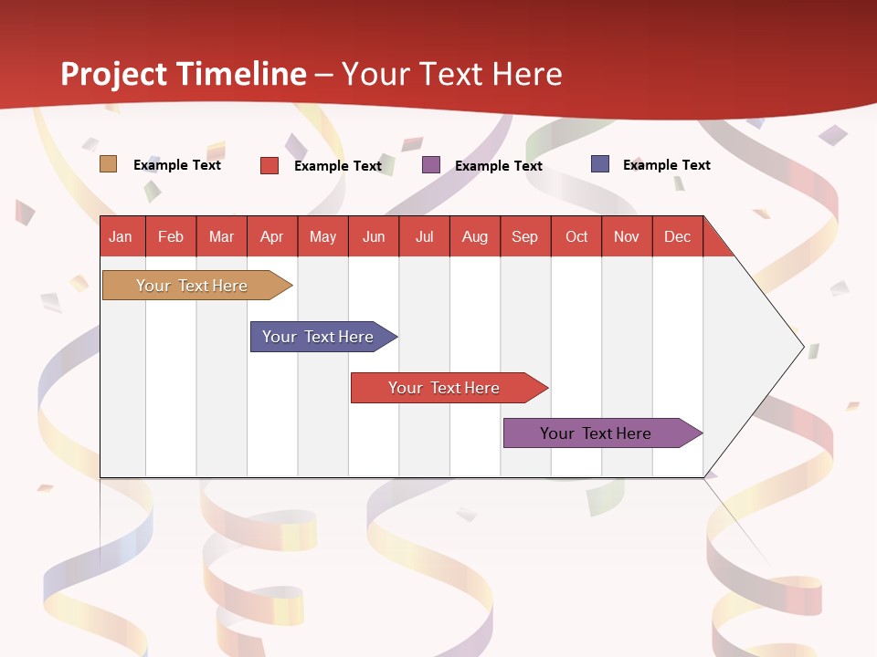 Party Streamers PowerPoint Template