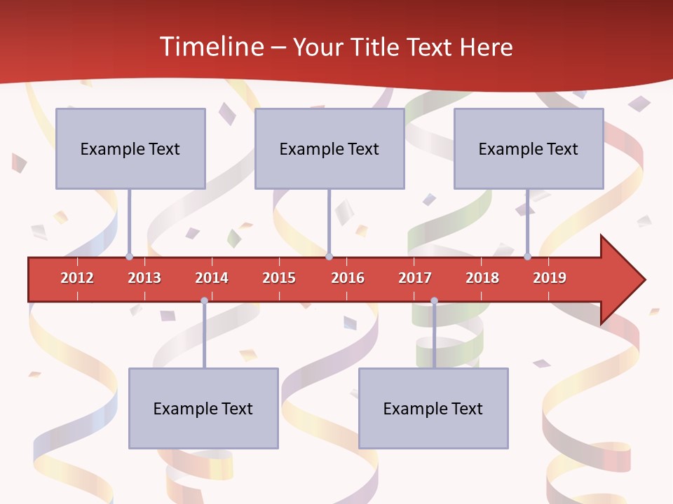 Party Streamers PowerPoint Template