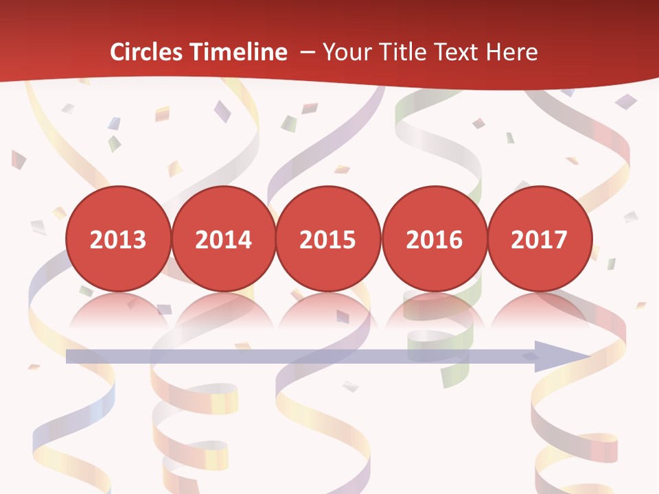 Party Streamers PowerPoint Template