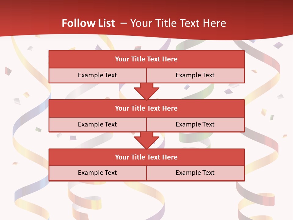 Party Streamers PowerPoint Template