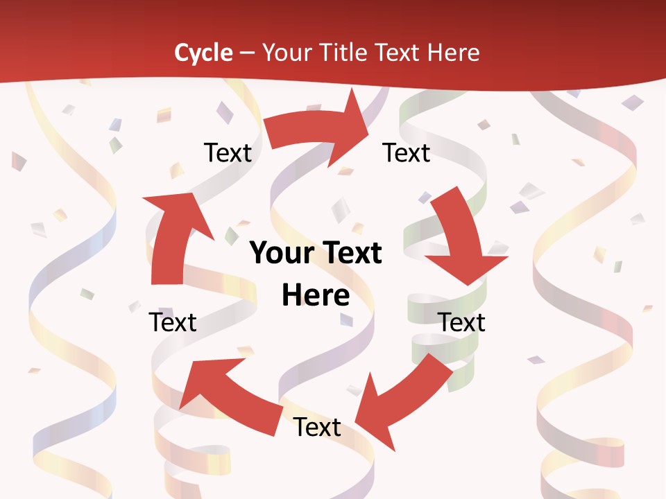 Party Streamers PowerPoint Template