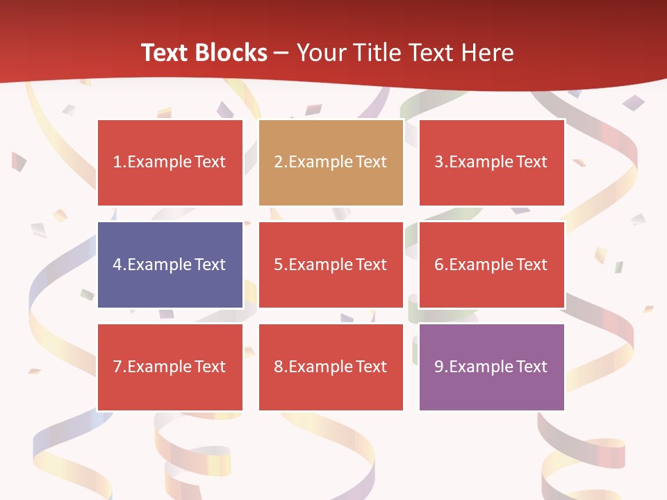 Party Streamers PowerPoint Template