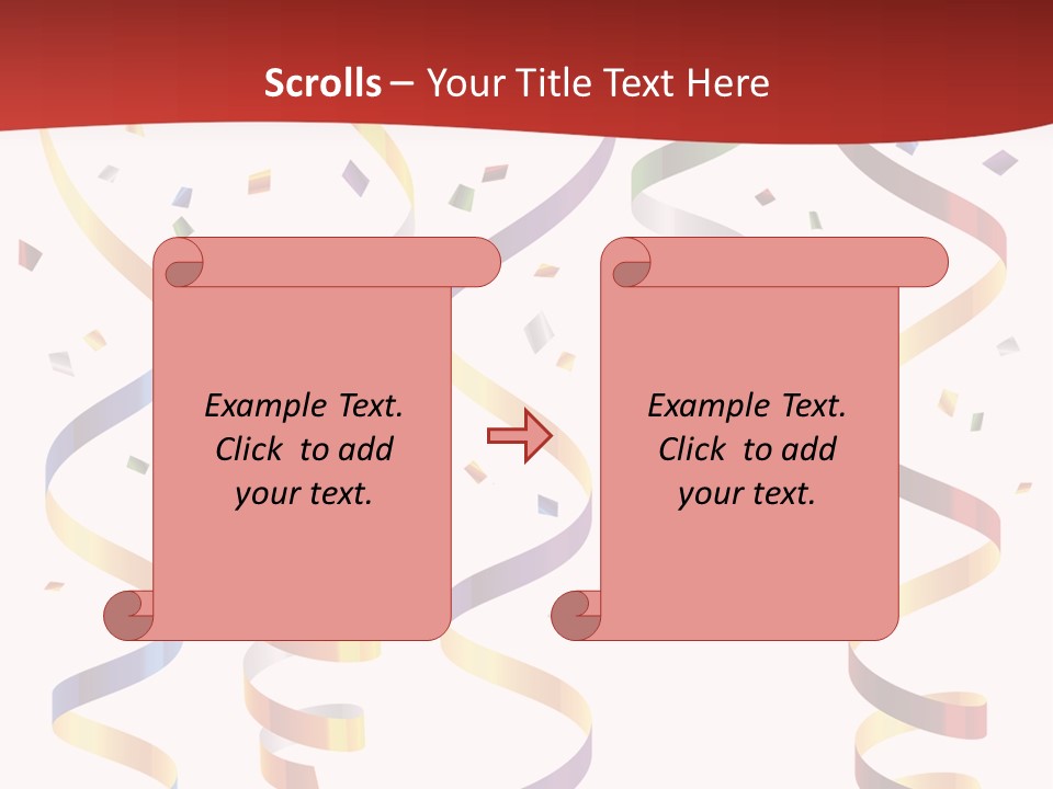 Party Streamers PowerPoint Template