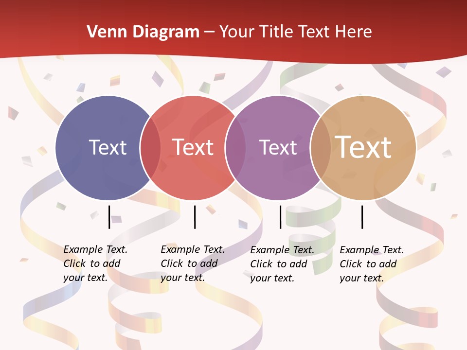 Party Streamers PowerPoint Template