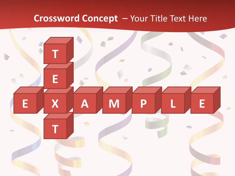 Party Streamers PowerPoint Template