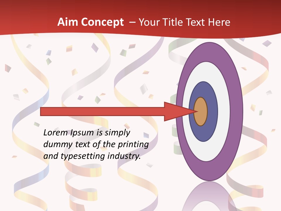 Party Streamers PowerPoint Template