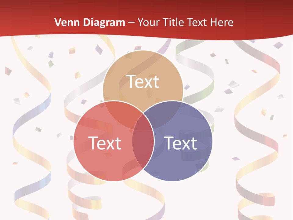 Party Streamers PowerPoint Template