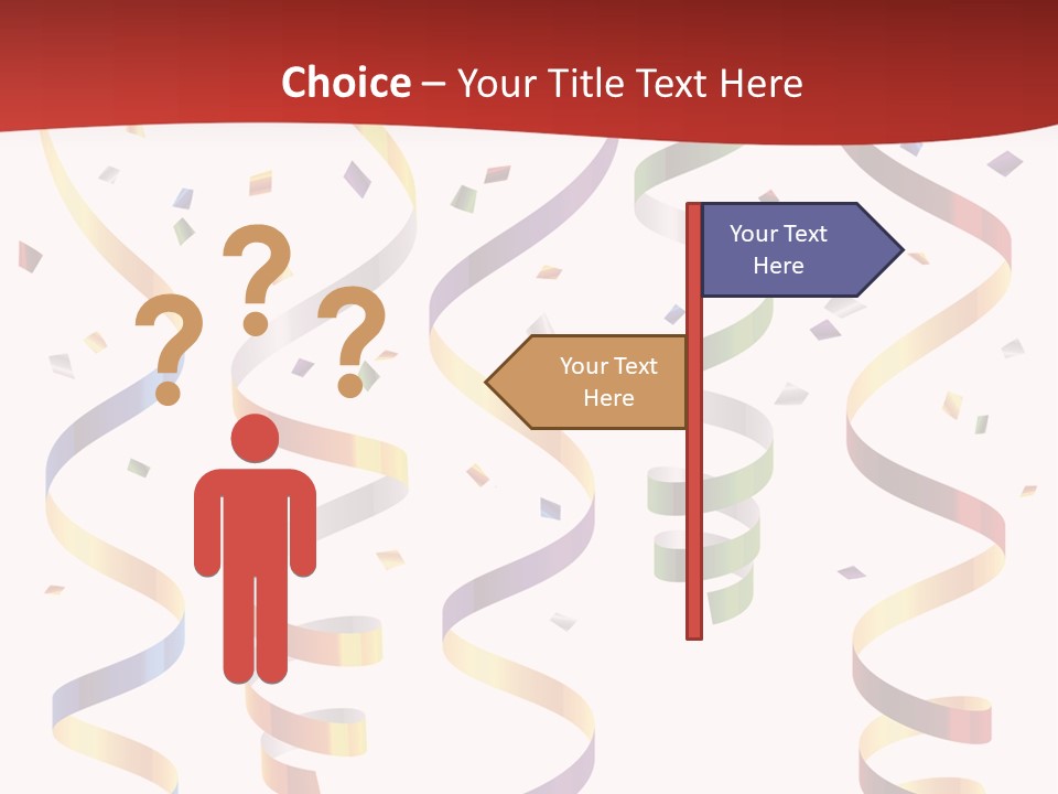 Party Streamers PowerPoint Template