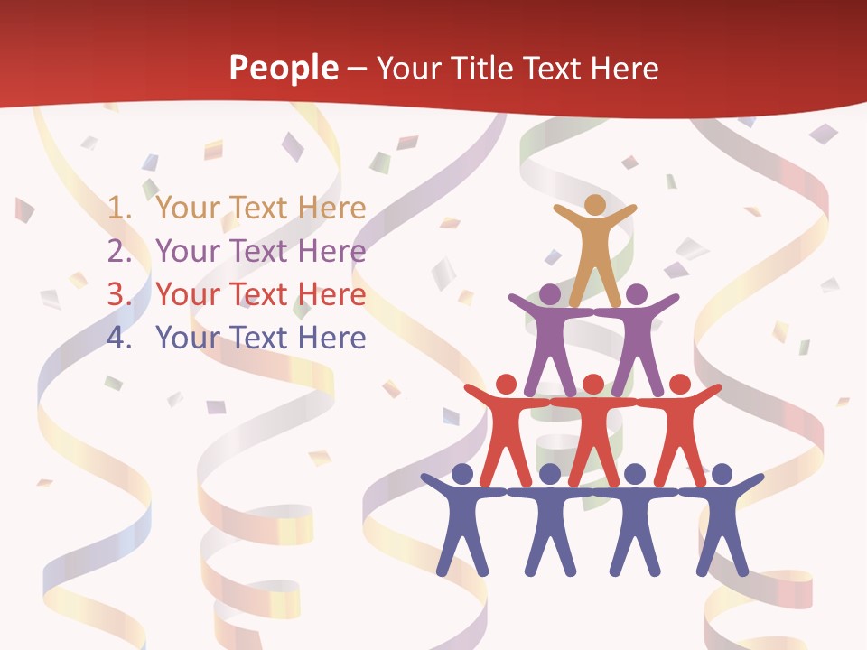 Party Streamers PowerPoint Template