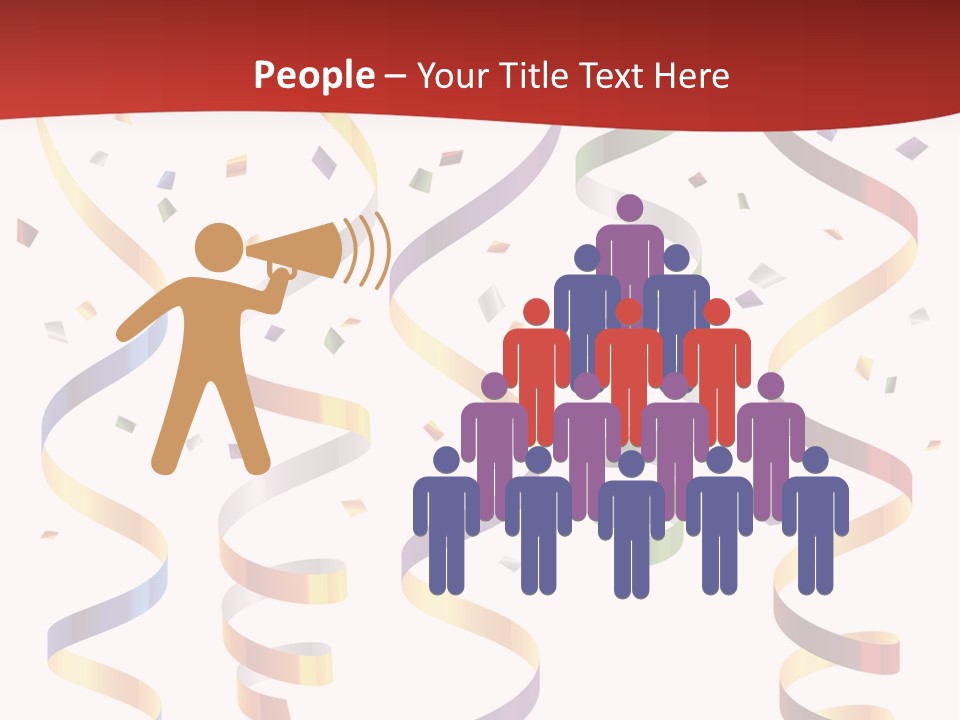 Party Streamers PowerPoint Template