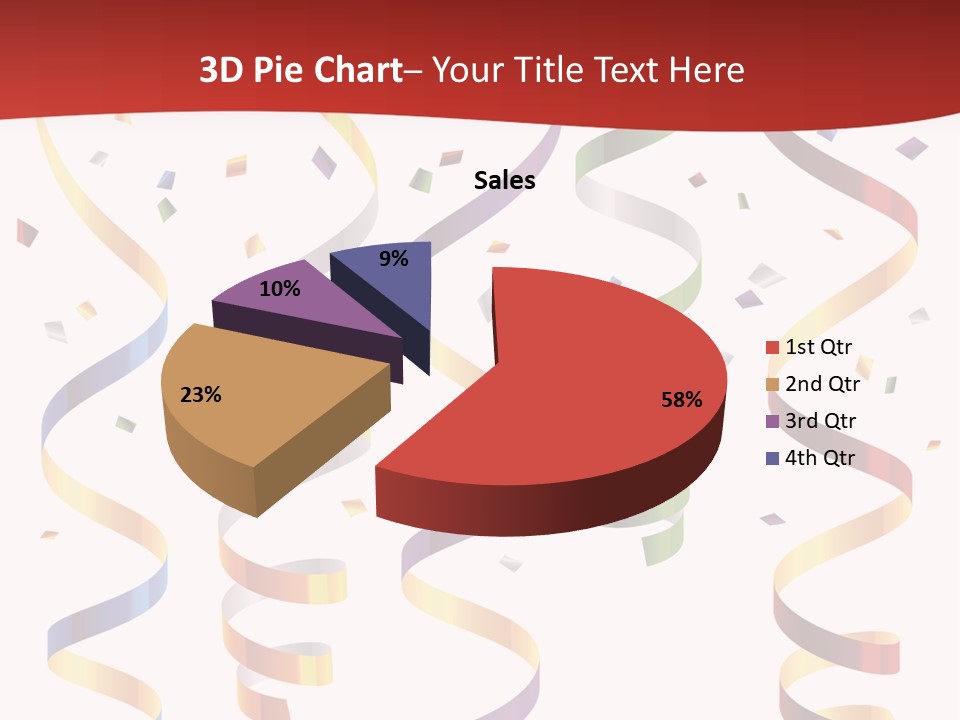 Party Streamers PowerPoint Template