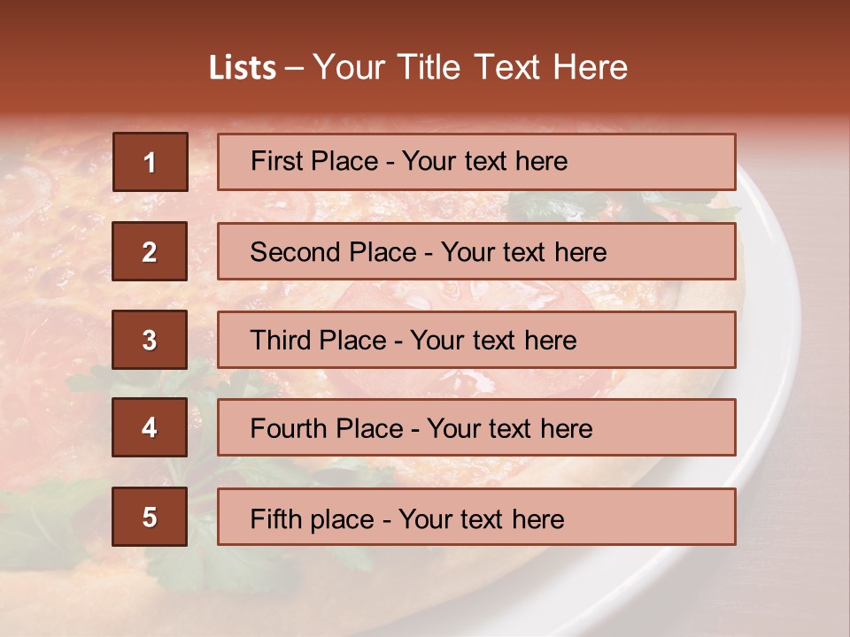Pizza PowerPoint Template