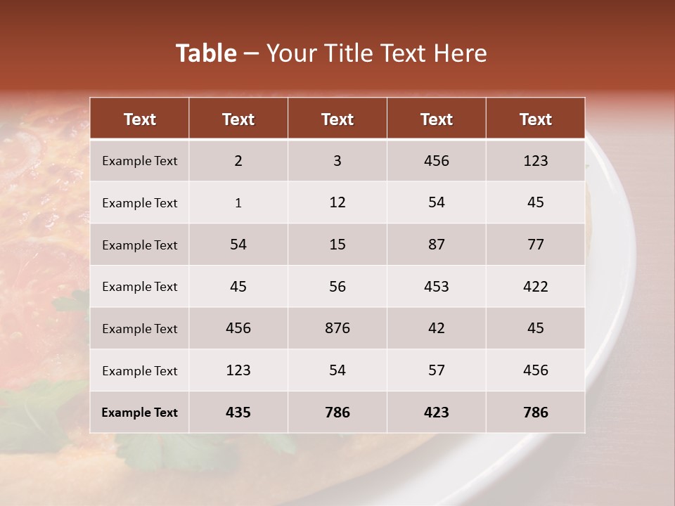 Pizza PowerPoint Template