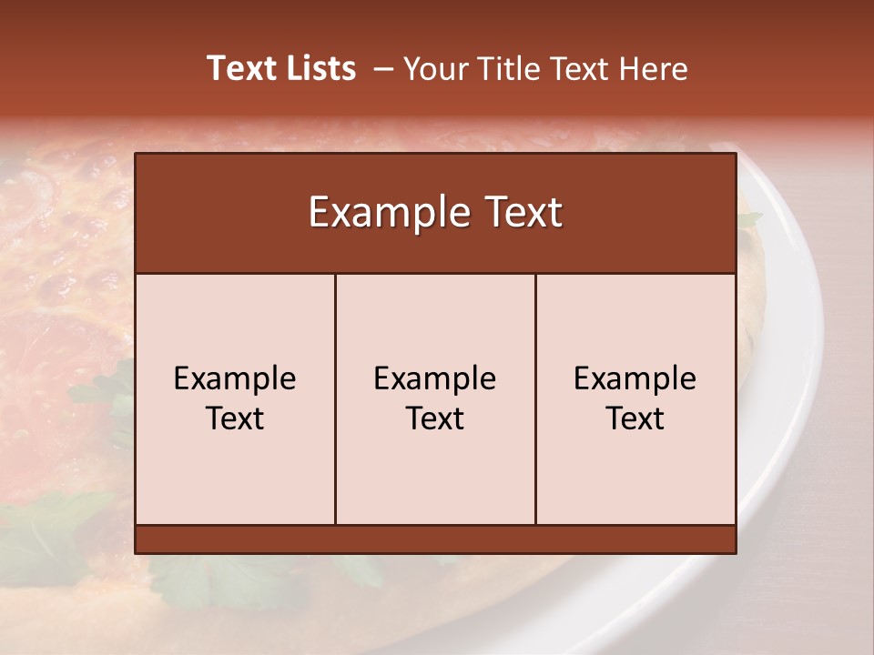 Pizza PowerPoint Template