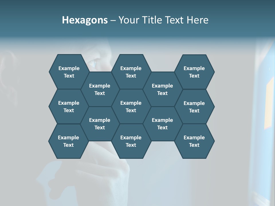 Man Working At Night PowerPoint Template