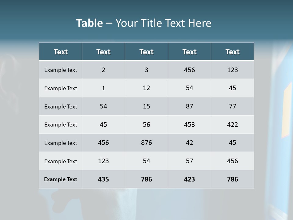 Man Working At Night PowerPoint Template