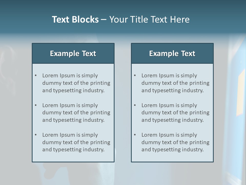 Man Working At Night PowerPoint Template