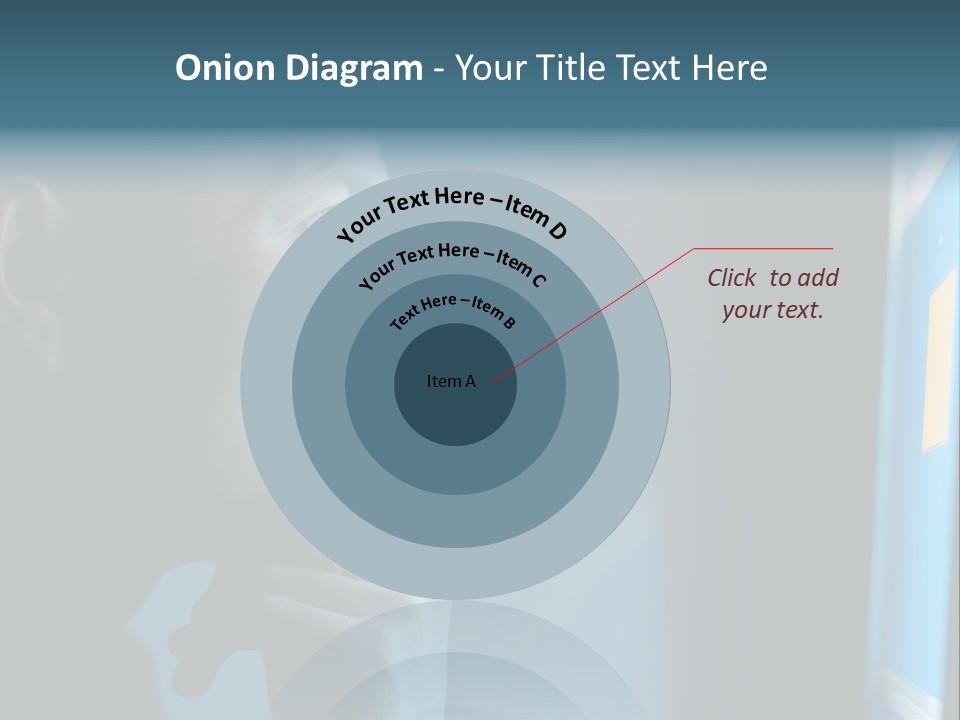 Man Working At Night PowerPoint Template