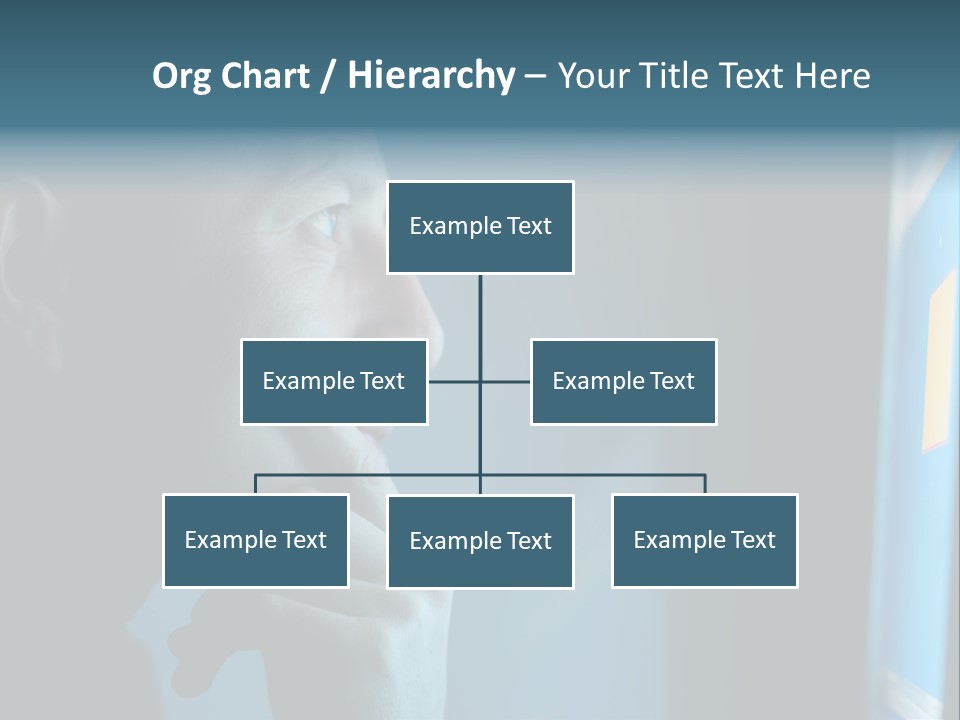 Man Working At Night PowerPoint Template