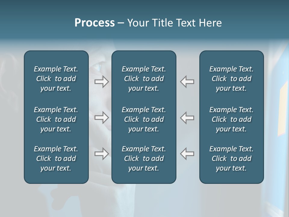 Man Working At Night PowerPoint Template