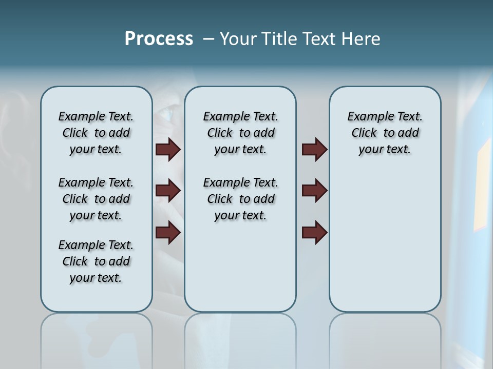 Man Working At Night PowerPoint Template