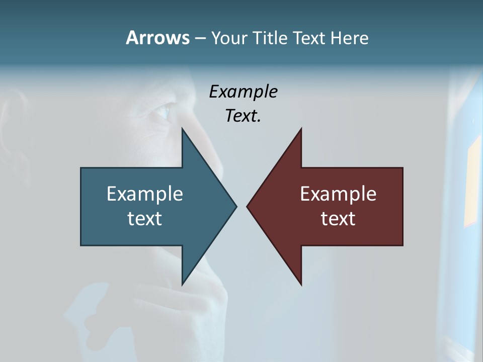 Man Working At Night PowerPoint Template