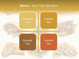 Baguette Sandwich PowerPoint Template