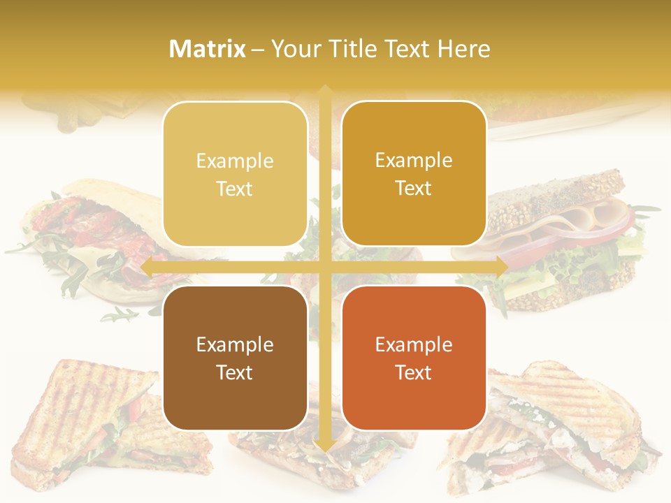 Baguette Sandwich PowerPoint Template