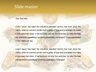 Baguette Sandwich PowerPoint Template